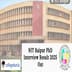 NIT Raipur PhD Interview Result 2025 Out; Check Direct Link Here